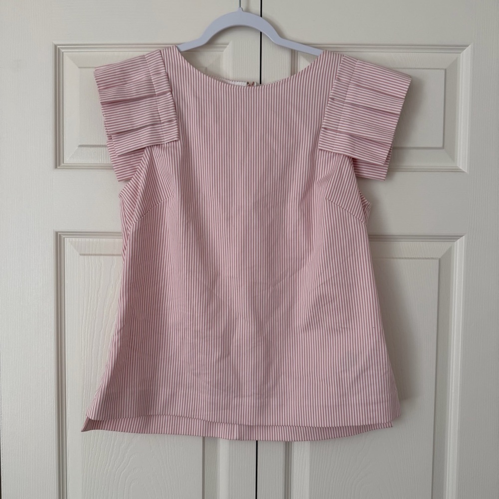 Ted Baker women’s Cottoned On Amella Striped top pink white size 4 (US 10)